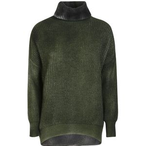 Avant Toi, Dames, Truien, Groen, Maat: XS Wol,