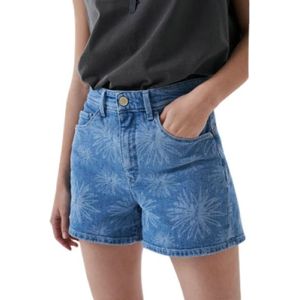 Salsa, Dames, Korte broeken, Blauw, Maat: W31 Denim,