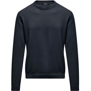 BomBoogie, Heren, Truien, Blauw, Maat: M Katoen,