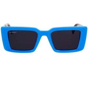 Off White, unisex, Accessoires, Blauw, Maat: 53 MM Leer,