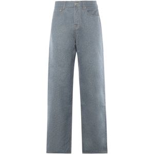 Jacquemus, Heren, Jeans, Blauw, Maat: W30 Katoen,