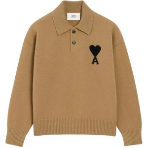 Ami Paris, Dames, Tops, Bruin, Maat: XS