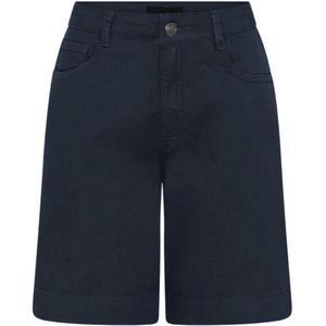 C.Ro, Dames, Korte broeken, Blauw, Maat: S Katoen,