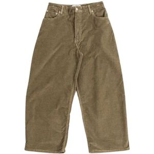 Studio Nicholson, Heren, Broeken, Groen, Maat: S Corduroy,