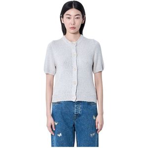 Our Legacy, Dames, Truien, Beige, Maat: 2XS Zijde,