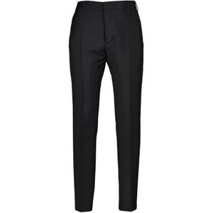 Ami Paris, Heren, Broeken, Zwart, Maat: W34 Wol,