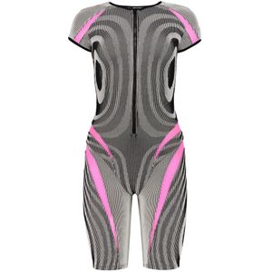 Paolina Russo, Dames, Jumpsuits & Playsuits, Veelkleurig, Maat: L Viscose,