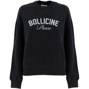 MC2 Saint Barth - Bollicine Please 00 Glitter - Sweatshirt - Zwart - 100% Katoen