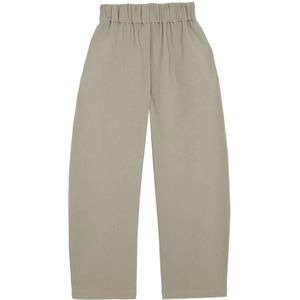 Cortana, Dames, Broeken, Grijs, Maat: 2XS Linnen,