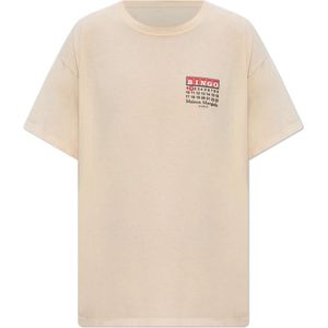 Maison Margiela, Dames, Tops, Beige, Maat: L Katoen,
