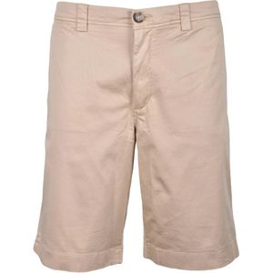 Woolrich Katoen Elastaan Bermuda Shorts , Beige , Heren , Maat: W37