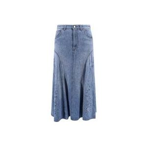 Chloé Denim Skirts , Blue , Dames , Maat: S