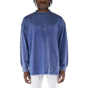 We11Done, Heren, Tops, Blauw, Maat: XL Katoen,