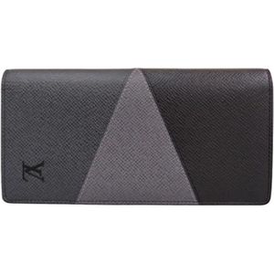 Louis Vuitton Vintage, Heren, Pre-owned, Grijs, Maat: ONE Size Leer,