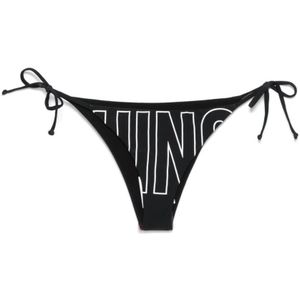 Moschino, Dames, Badkleding, Zwart, Maat: XL Zijde,