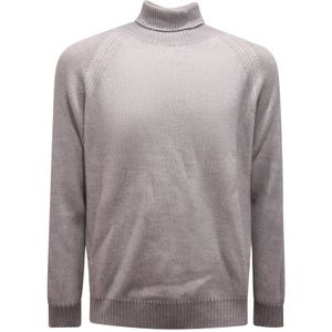 Eleventy, Heren, Truien, Grijs, Maat: L Wol,