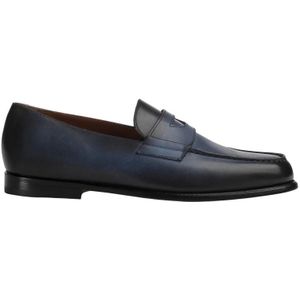 Doucal's, Heren, Schoenen, Blauw, Maat: 39 EU Leer,