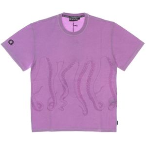 Octopus, Heren, Tops, Paars, Maat: XL Katoen,