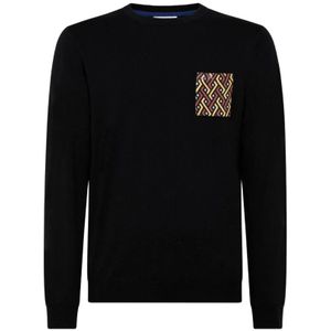 Sun68, Heren, Truien, Zwart, Maat: XL