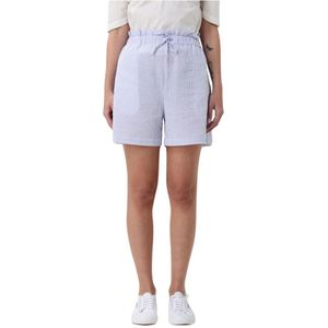 Woolrich, Dames, Korte broeken, Blauw, Maat: XS Wol,
