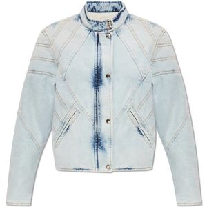 Isabel Marant, Dames, Jassen, Blauw, Maat: S Denim,