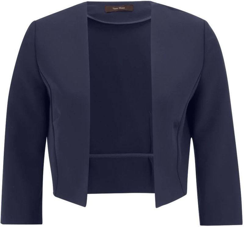 Vera Mont - Vest - Grijs - Hoogwaardige Stof - ¾ Mouwen