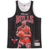 Mitchell & Ness - Chicago Bulls NBA Scottie Pippen - Sportshirt - Rood en Zwart