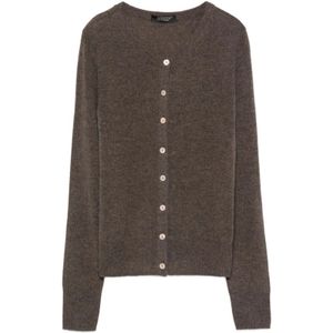 Aragona, Dames, Truien, Bruin, Maat: L Kasjmier,