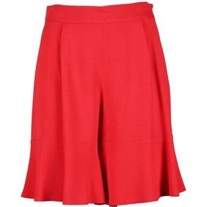 L'Autre Chose, Dames, Korte broeken, Rood, Maat: 2XS Viscose,