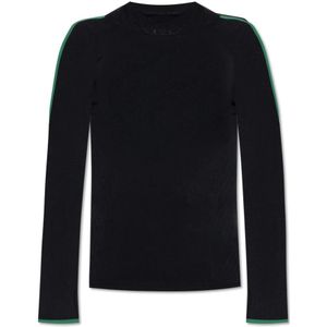 Lacoste, Heren, Tops, Zwart, Maat: L Wol,