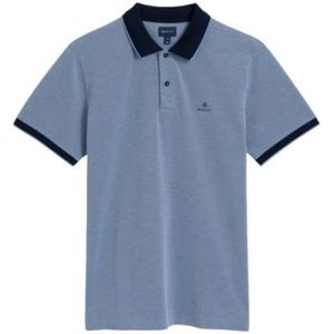 Gant, Heren, Tops, Blauw, Maat: XL Katoen,