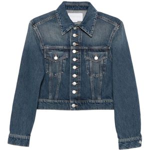 Stella McCartney, Dames, Jassen, Blauw, Maat: XS Katoen,