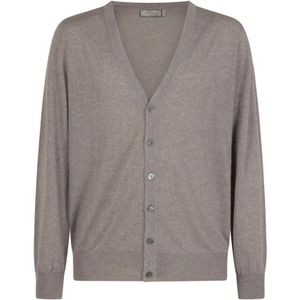 Canali, Heren, Truien, Grijs, Maat: 2XL