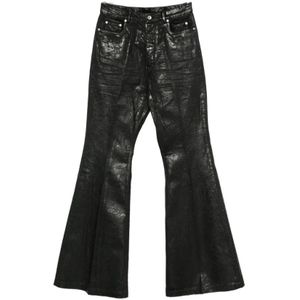 Rick Owens, Heren, Broeken, Zwart, Maat: W31 Katoen,