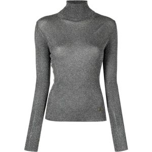 Twinset, Dames, Truien, Grijs, Maat: XS