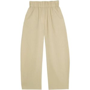 Cortana, Dames, Broeken, Beige, Maat: 2XS Linnen,