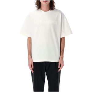 Jil Sander, Heren, Tops, Wit, Maat: S Katoen,