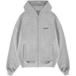 Represent, Heren, Sweatshirts & Hoodies, Grijs, Maat: S Katoen,