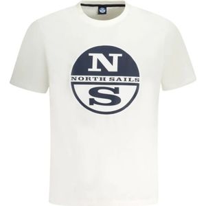 North Sails - Short Sleeve T-Shirt - Wit - Katoen
