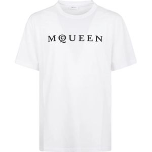 Alexander McQueen, Heren, Tops, Wit, Maat: XL Katoen,