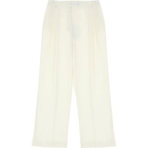 Imperial, Dames, Broeken, Beige, Maat: S Poliester,