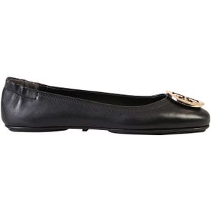 Tory Burch, Dames, Schoenen, Zwart, Maat: 35 1/2 EU Leer,