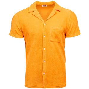 Jott, Heren, Overhemden, Oranje, Maat: L Katoen,