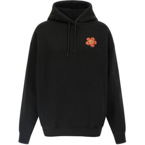 Kenzo, Dames, Sweatshirts & Hoodies, Zwart, Maat: M Katoen,