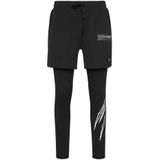 Plein Sport - Nylon Running Trousers - Zwart - Heren Broeken