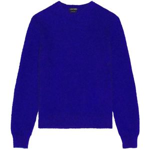 Tom Ford, Heren, Truien, Blauw, Maat: M Kasjmier,