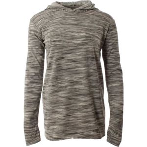 Diadora - Grijze Hoodie - Sweater - Grijs - Polyester/Polyamide