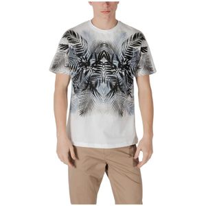 Antony Morato - MMKS02514 - T-shirt - Wit - Korte Mouwen - Ronde Hals