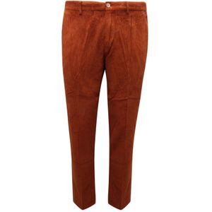 Cruna, Heren, Broeken, Bruin, Maat: XS Velours,