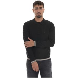 Emporio Armani, Heren, Truien, Zwart, Maat: S Wol,